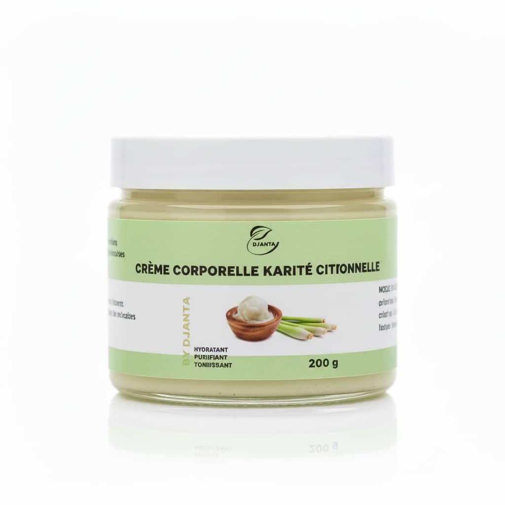 Crème corporelle karité citronnelle