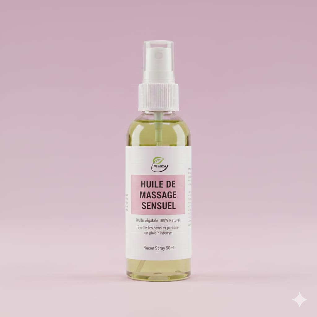 Huile de massage sensuel