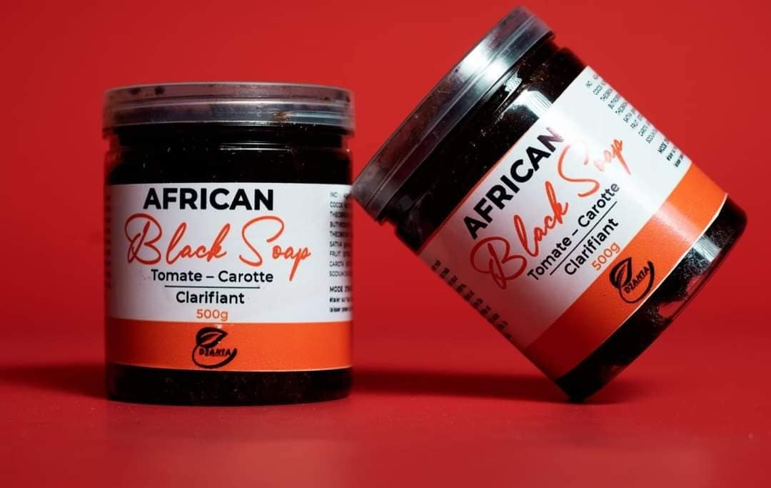 African Black Soap Tomate et carotte 500 G