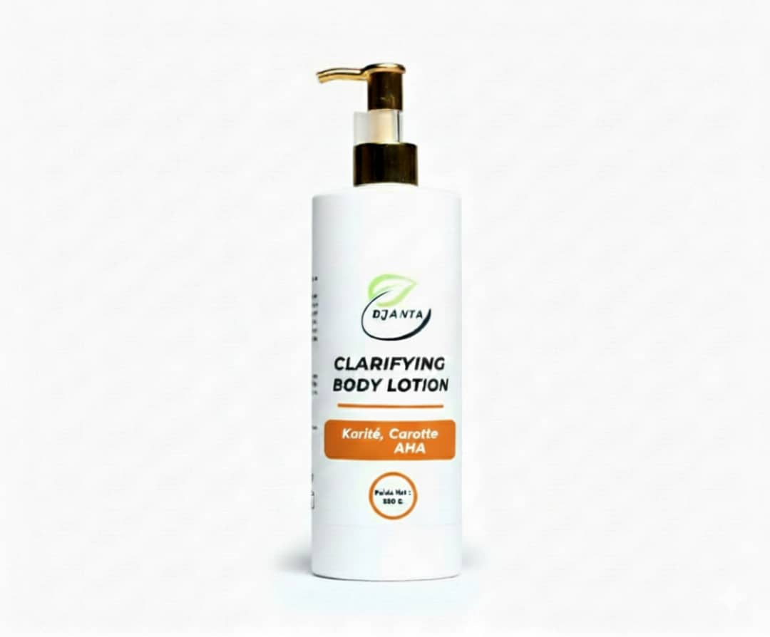 Clarifying body lotion