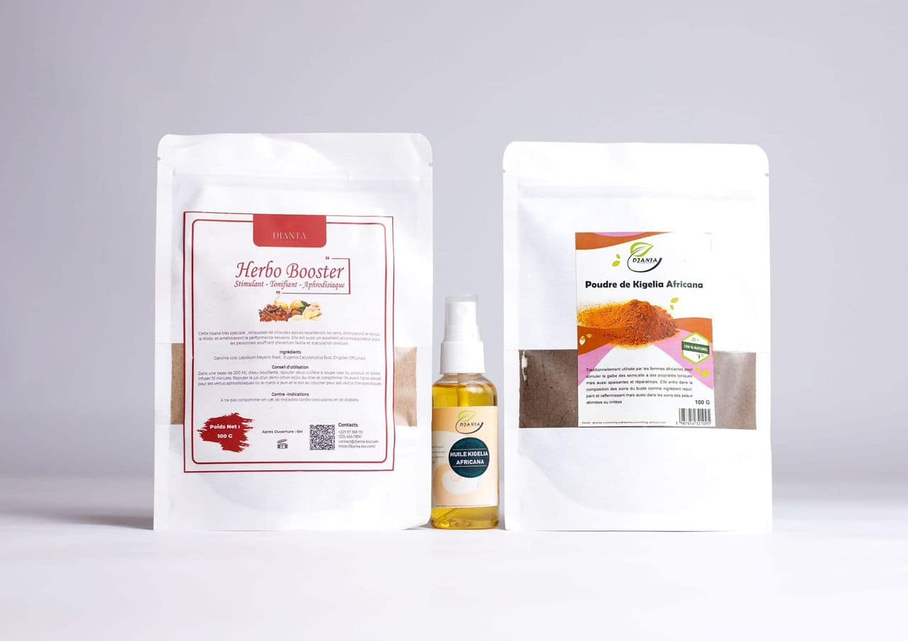 Pack Herbo Booster + Poudre de Kigelia Africana + Huile de Kigelia Africana