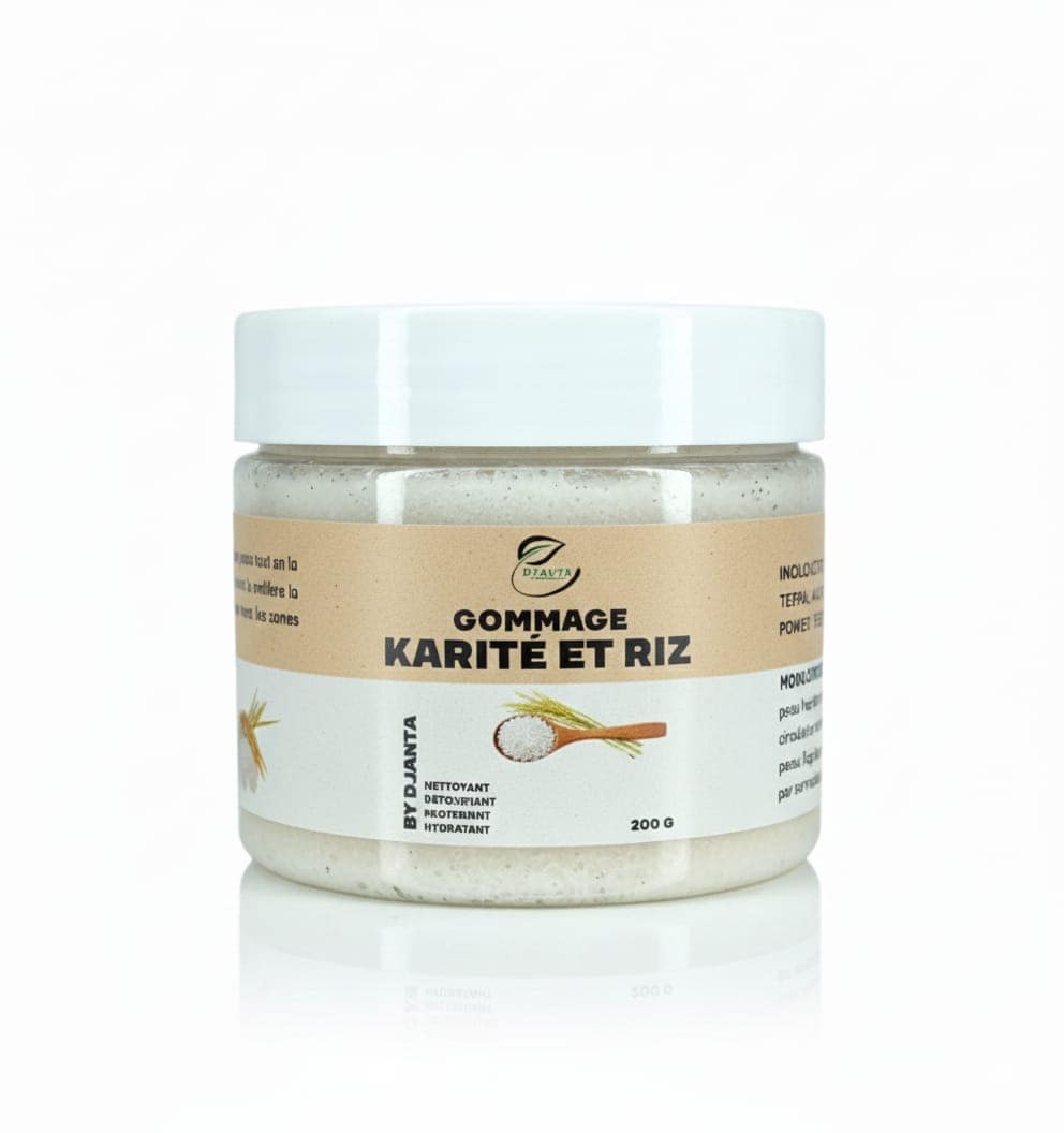 Gommage karité et riz
