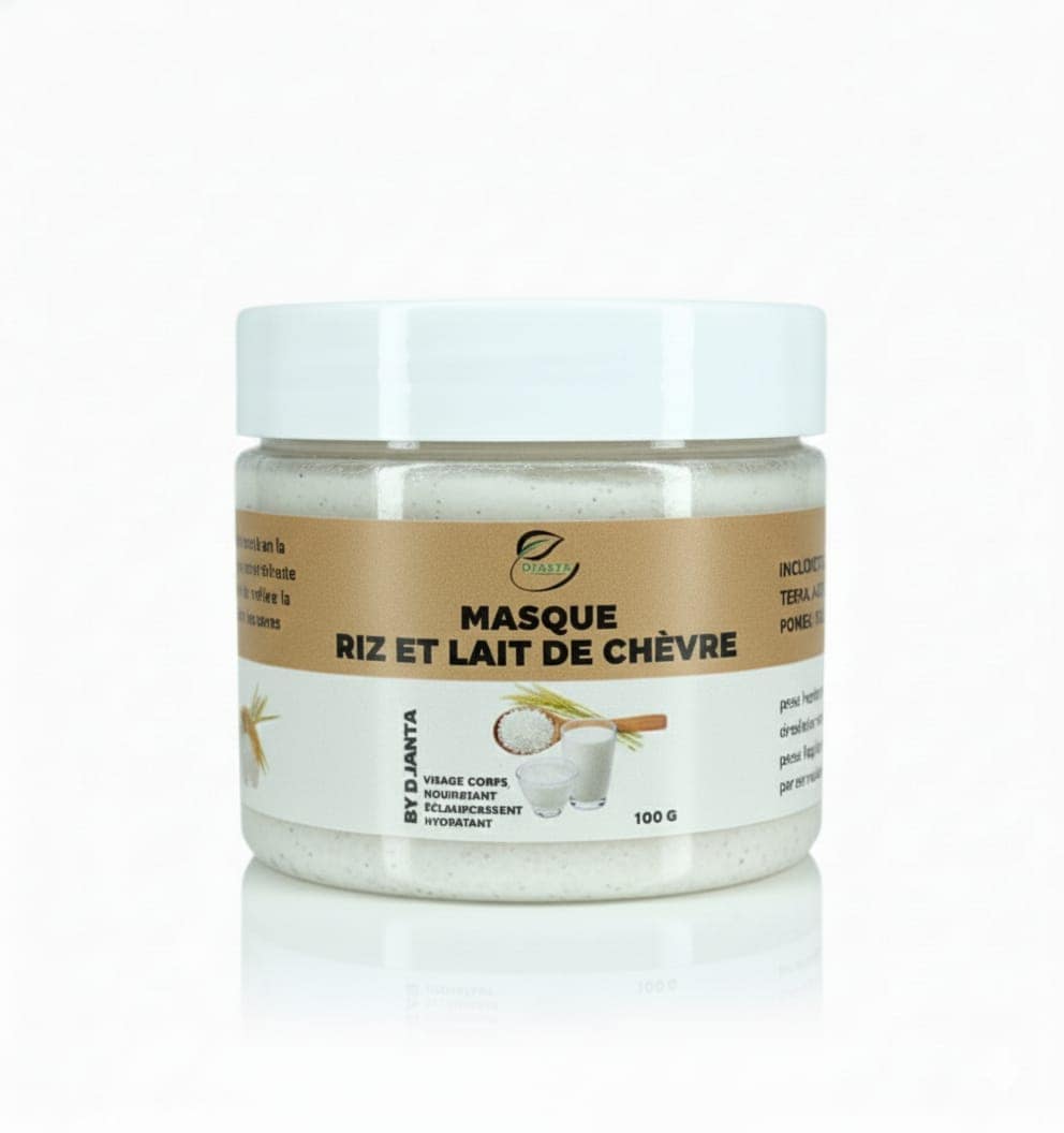 Masque au riz et lait de chèvre